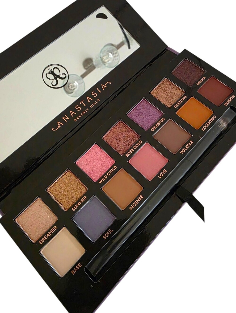 Anastasia Beverly Hills Norvina Eyeshadow Palette NEW Pink Plum Fall ABH + Brush